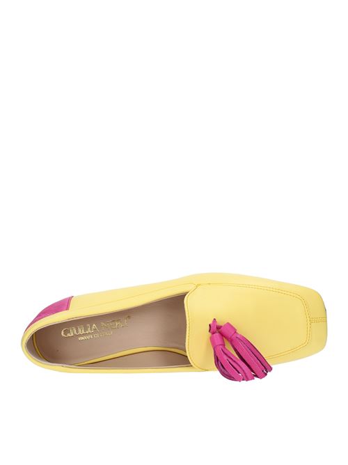 Mocassini in ecopelle GIULIA NERI | 6605GIALLO-FUXIA